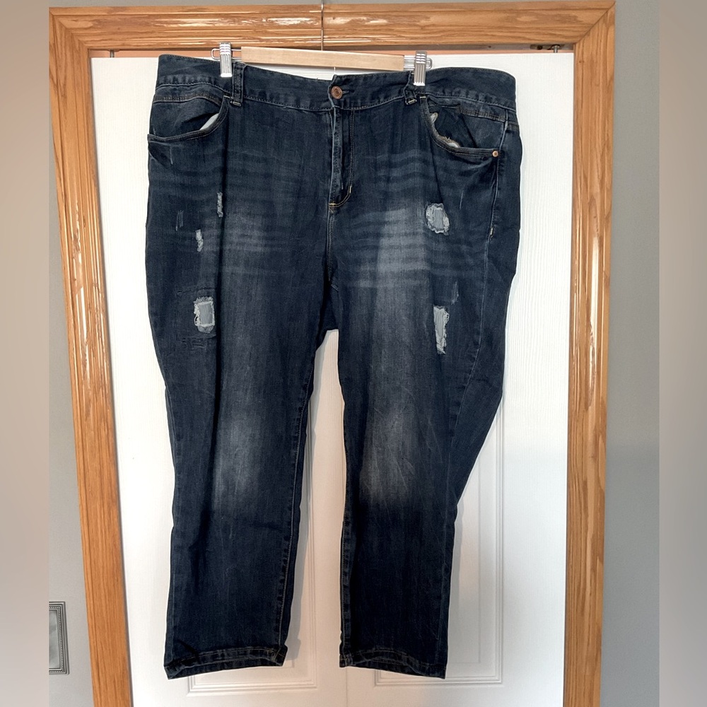 Maurices Distressed Size 22 Jeans